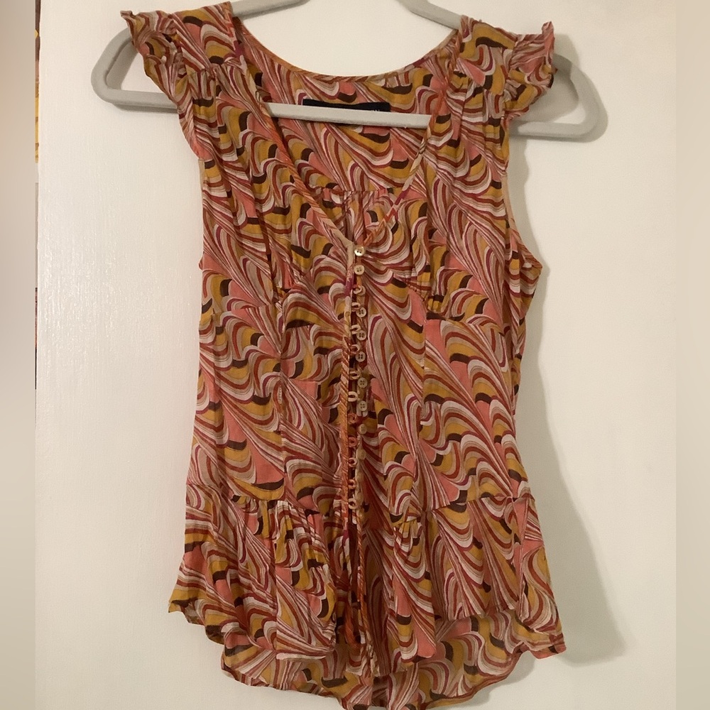90’s/2000’s French Connection button up blouse